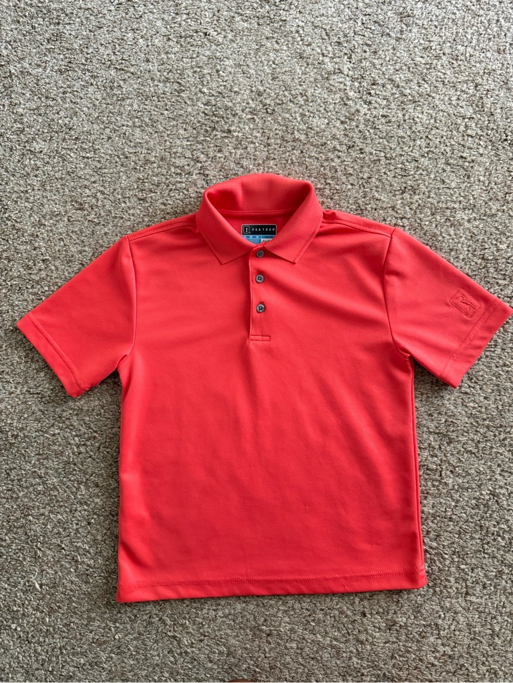 PGA Tour Boys' Short-Sleeve Polo